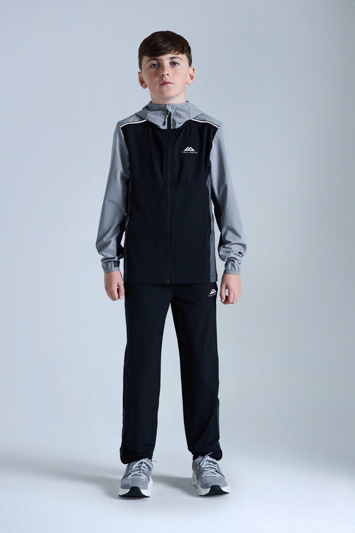 Boys Triathlon 2.0 Tracksuit - Black/Iron Grey