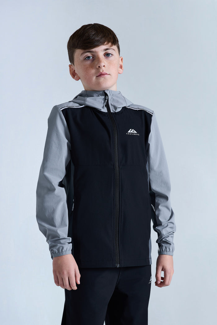 Boys Triathlon 2.0 Tracksuit - Black/Iron Grey