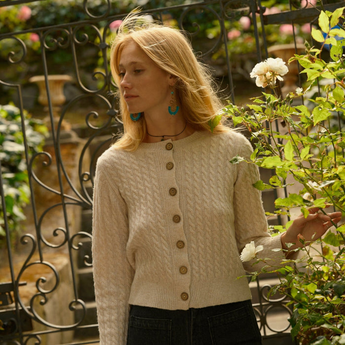 Cable Cardigan