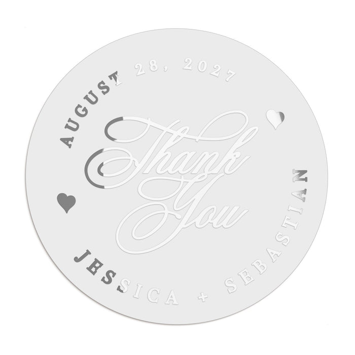 1.75" - 22  Labels / Silver Foil