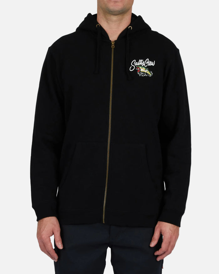Salty Crew Men - Castoff Zip Fleece - Black