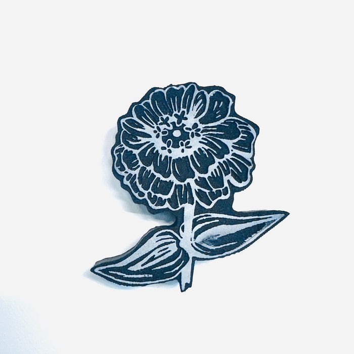Cathy Nichols for Fodder School | Lone Bloom | Foam Stamps