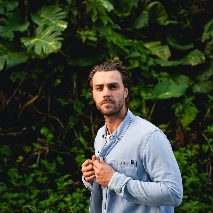 Chambray Button Up Shirt