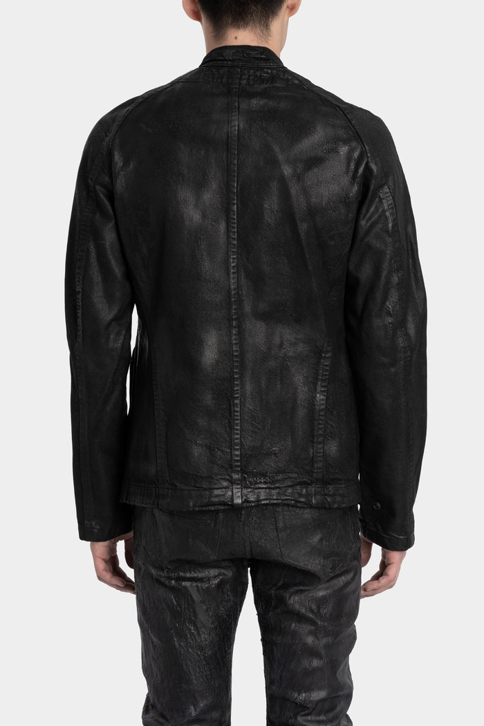 Julius_7 | AW25 - Coated denim jacket, 917BLM1-C