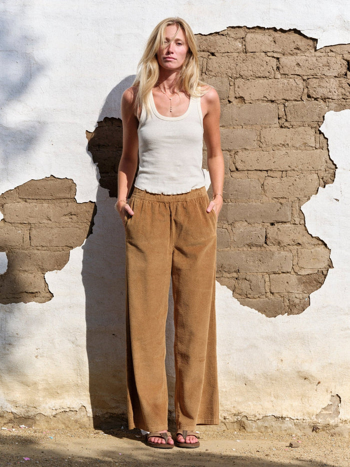 Corduroy Dune Pants - Camel