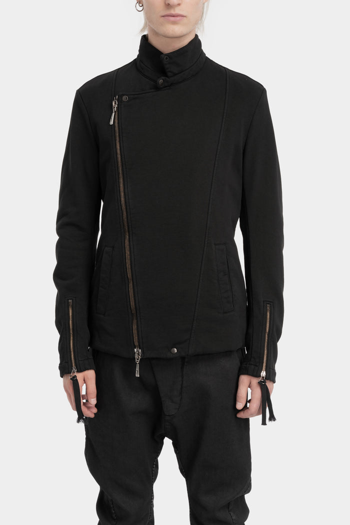 Masnada | AW25 - Cotton sweat biker jacket M3581