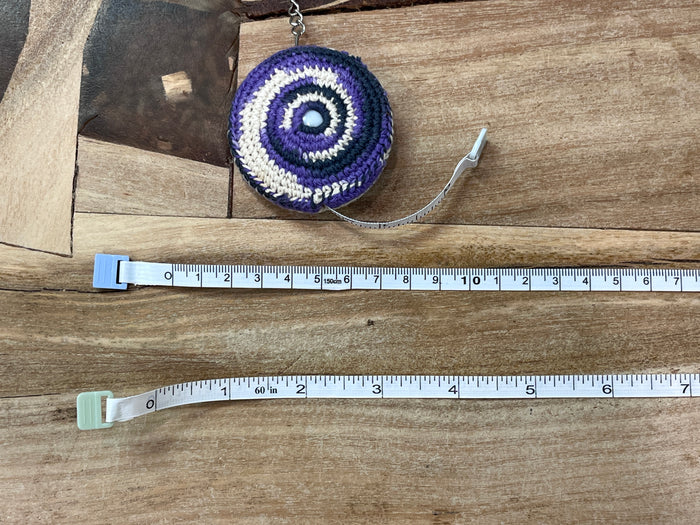 Crochet Measuring Tape Keychain