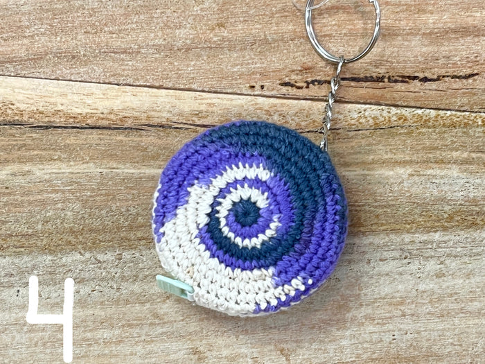 Crochet Measuring Tape Keychain