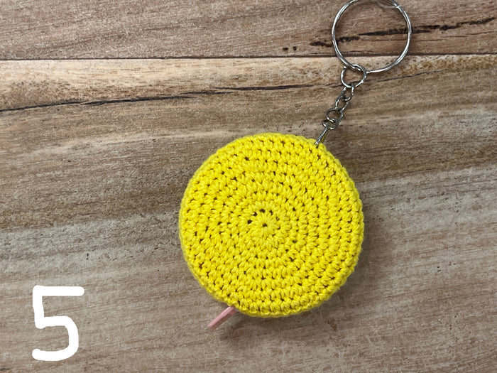 Crochet Measuring Tape Keychain