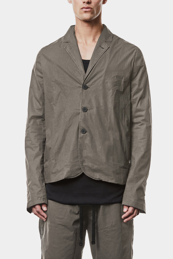 Thom Krom | SS25 - Crushed cotton blazer, Rock