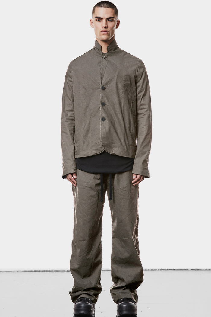 Thom Krom | SS25 - Crushed cotton blazer, Rock
