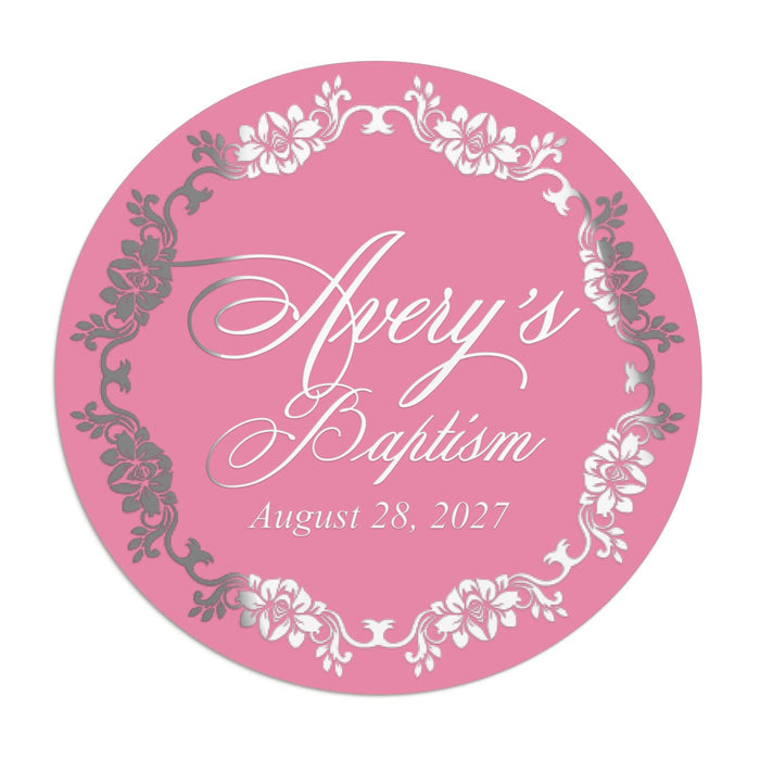 1.75" - 22 Labels / Silver Foil