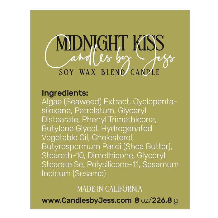 Custom Rectangle Shaped Product Labeling Ingredients Sticker - XOXOKristen