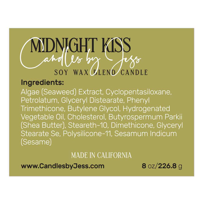 Custom Rectangle Shaped Product Labeling Ingredients Sticker - XOXOKristen