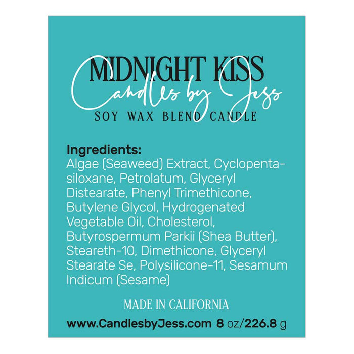 Custom Vertical Rectangle Product Labeling Ingredients Sticker - XOXOKristen
