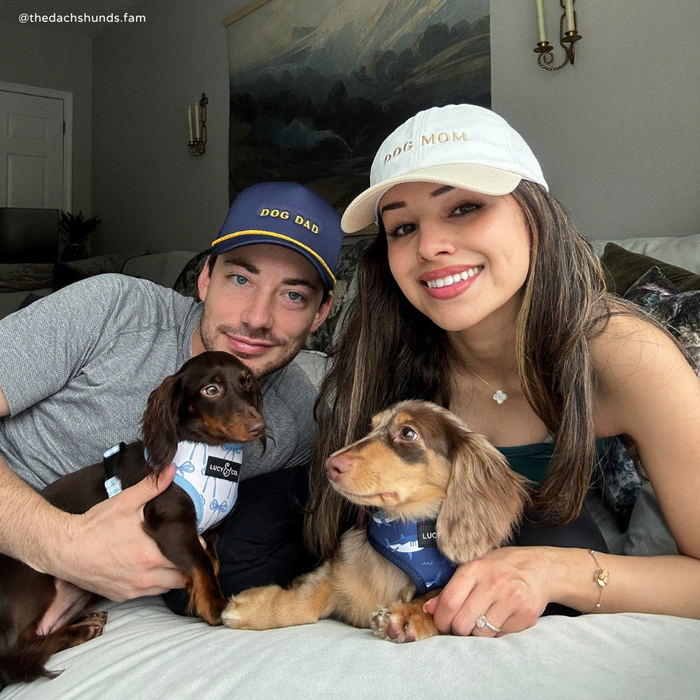 Dog Mom Hat in Ivory