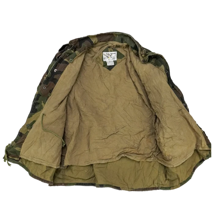 Duck Bay Woodland M65 Style Field Jacket - XLarge - Army & Outdoors - Field Jackets