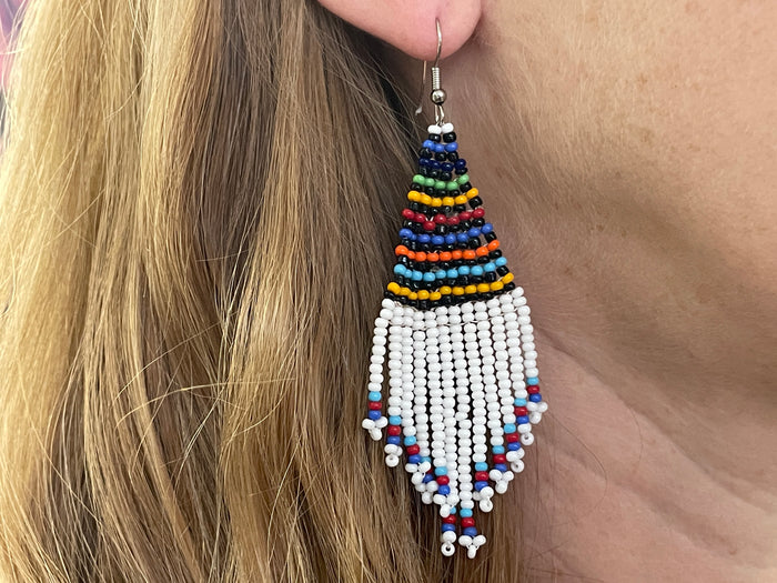 Earrings - beaded dangle