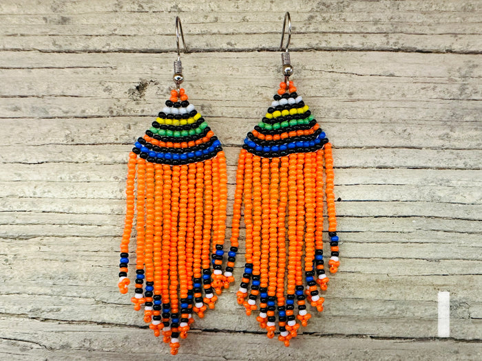 Earrings - beaded dangle