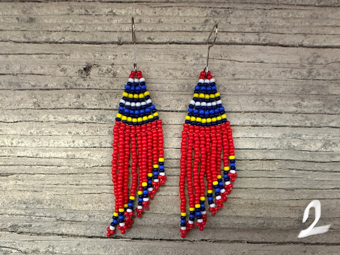 Earrings - beaded dangle