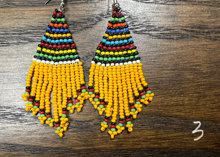 Earrings - beaded dangle