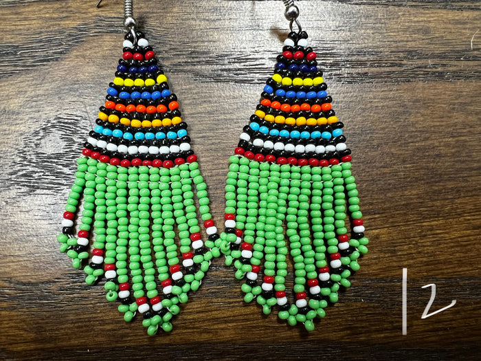 Earrings - beaded dangle
