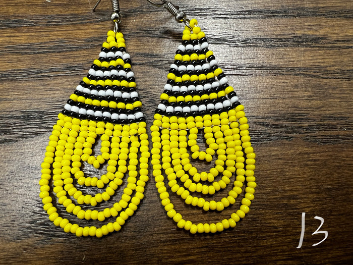 Earrings - beaded dangle