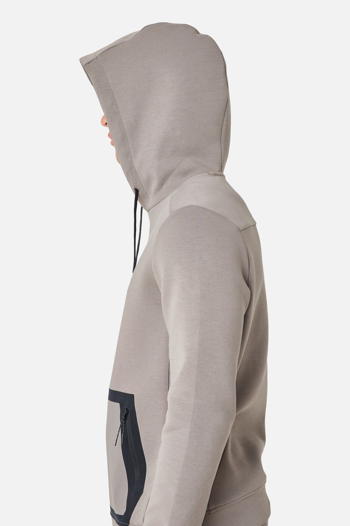 Energy Fleece Hood - Mocha