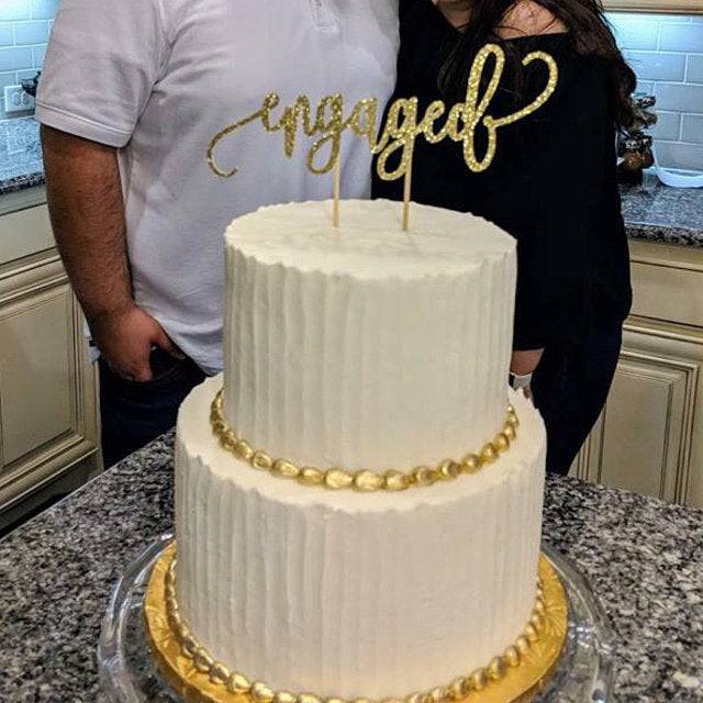 Engaged Cake Topper - XOXOKristen