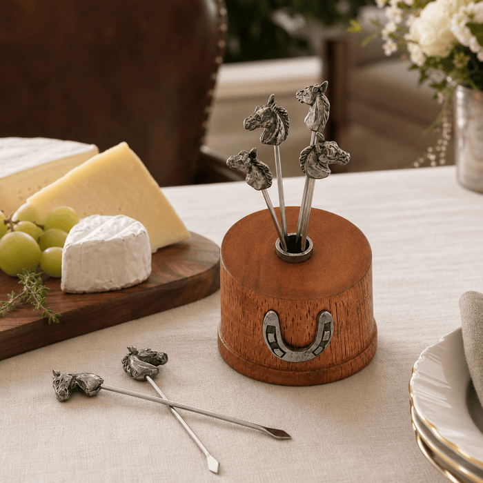 Equestrian Cheese Pick Set 7