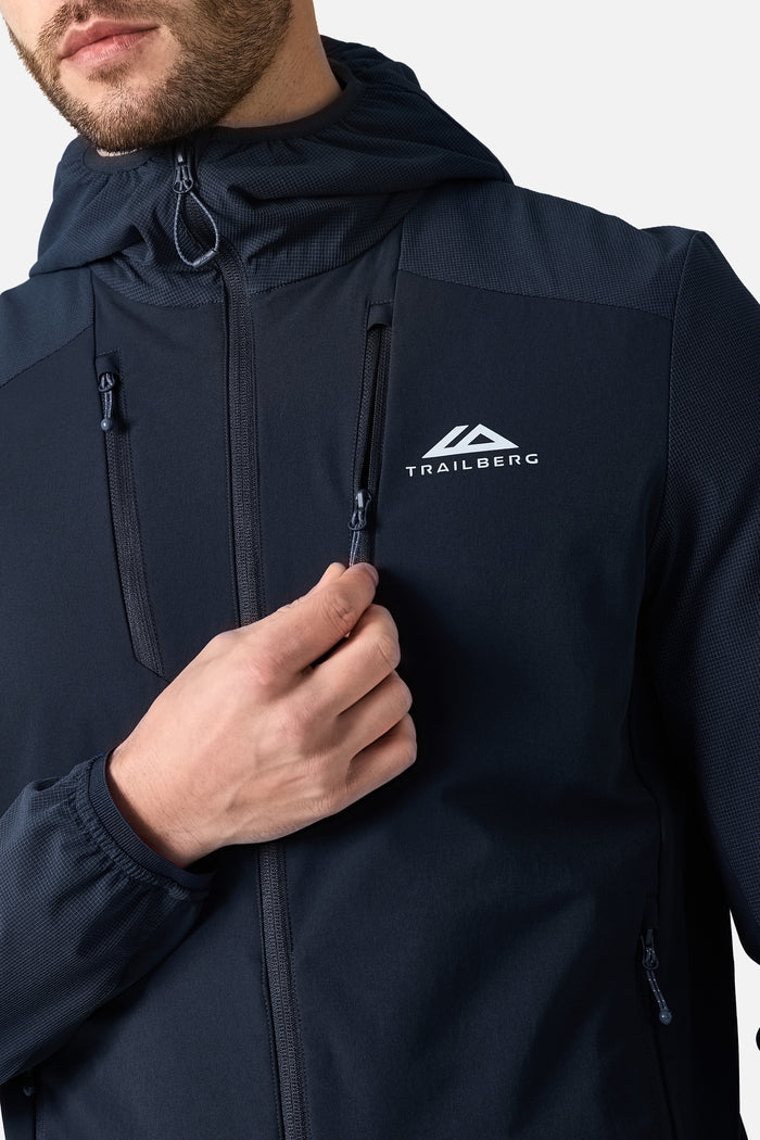 Faltenjura 2.0 Hood - Deep Ocean/Aqua Eclipse