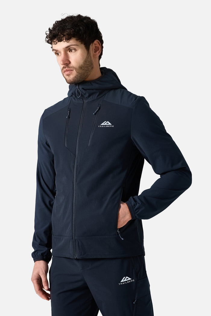 Faltenjura 2.0 Hood - Deep Ocean/Aqua Eclipse