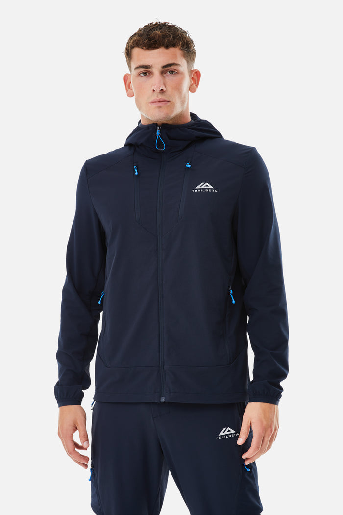 Faltenjura 2.0 Hood  - Deep Ocean/Navy Blue