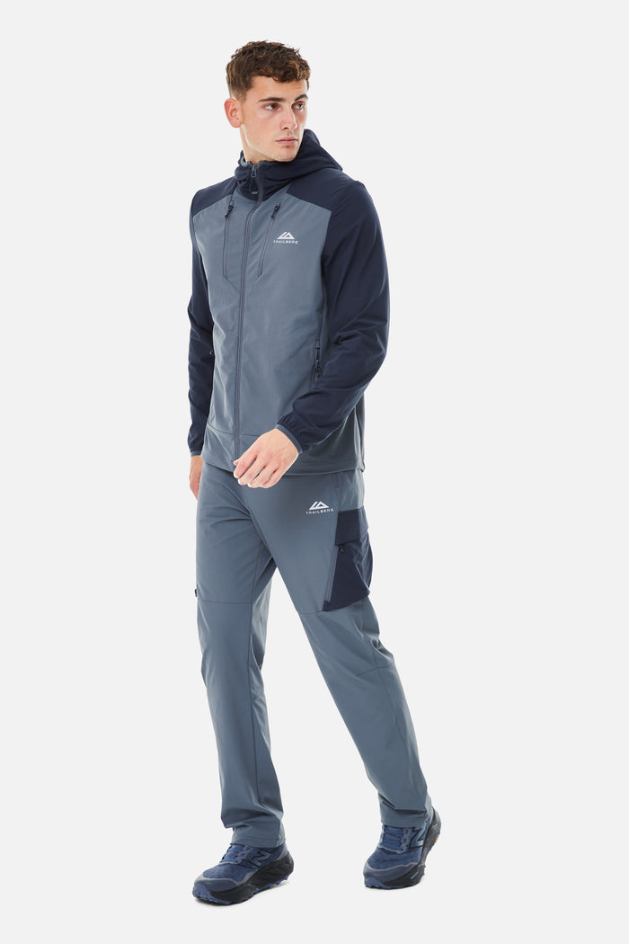 Faltenjura 2.0 Hood - Storm Grey/Deep Ocean