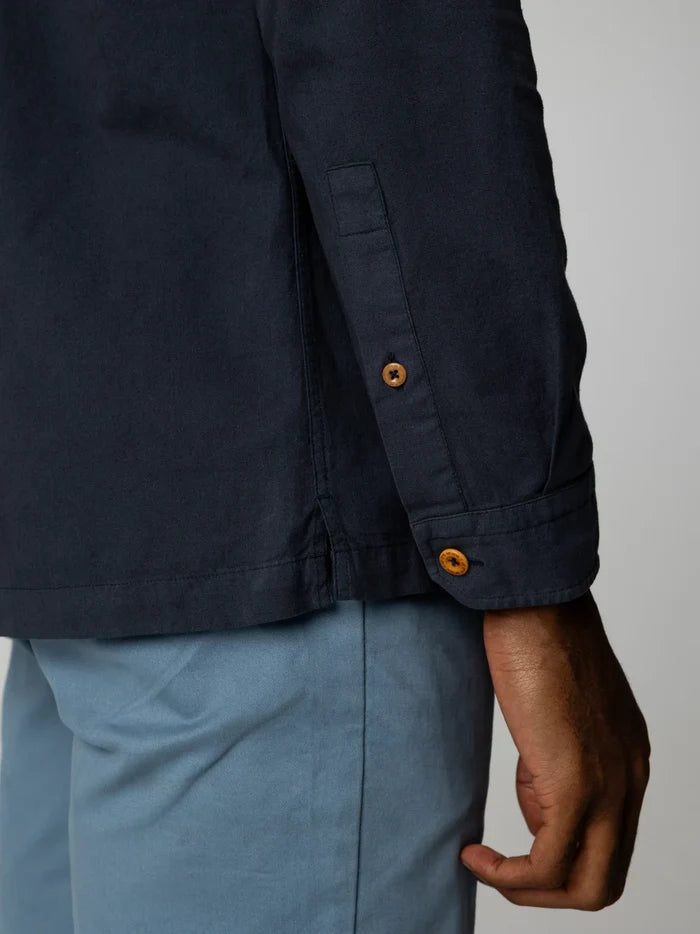 Finisterre Men's Hendra Recycled Cotton Long Sleeve Shirt