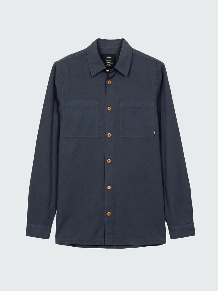Finisterre Men's Hendra Recycled Cotton Long Sleeve Shirt
