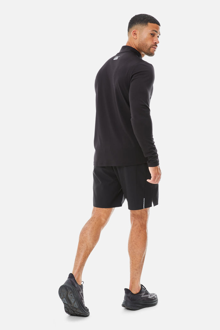 Focus 1/4 Zip - Black