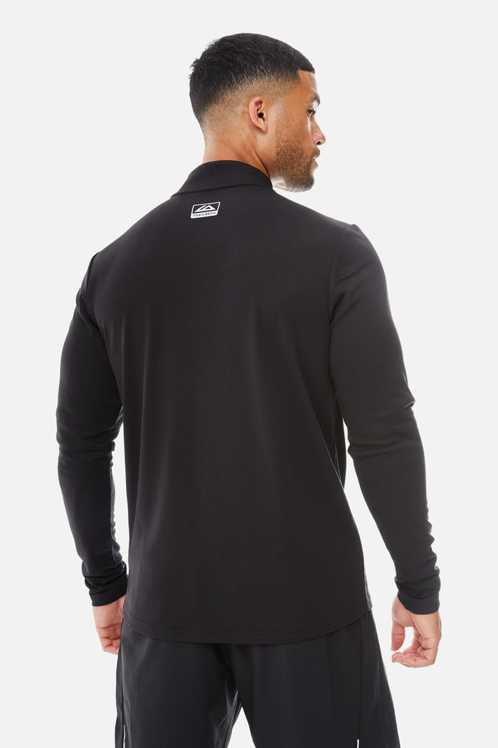 Focus 1/4 Zip - Black