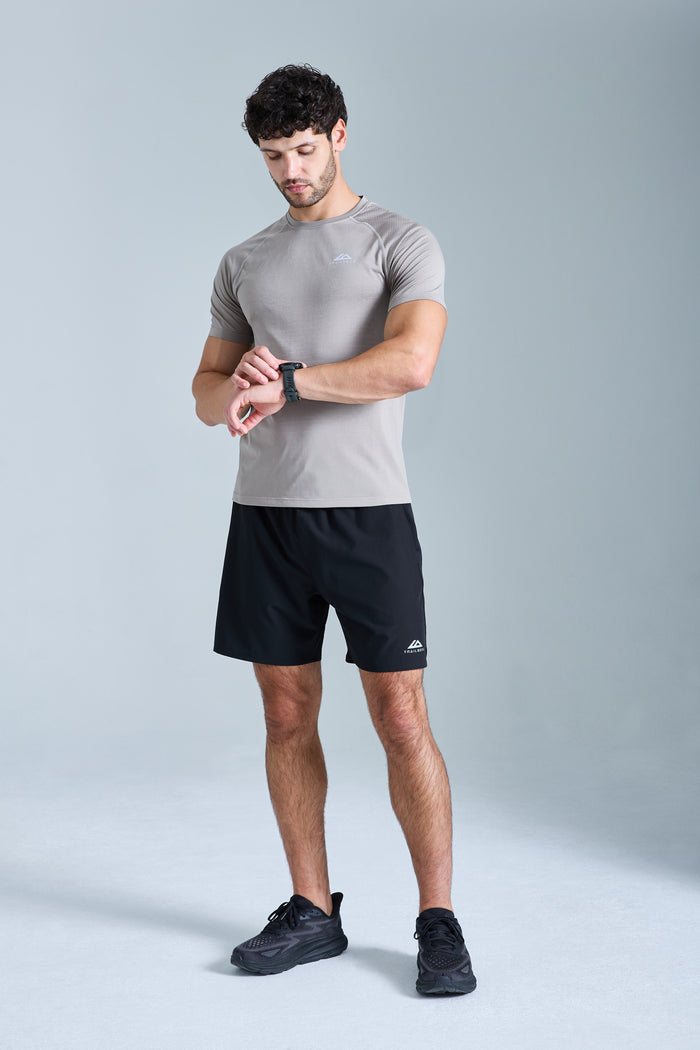 Form Seamless Tee - Pale Taupe/Dune White
