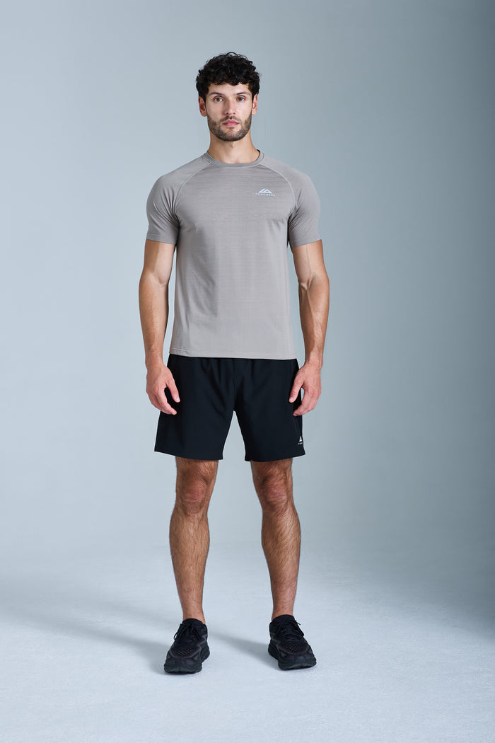 Form Seamless Tee - Pale Taupe/Dune White