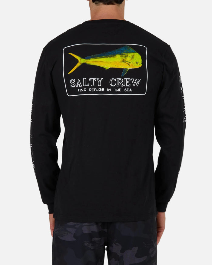 Salty Crew Men - Golden Mahi Premium L/S Tee - Black