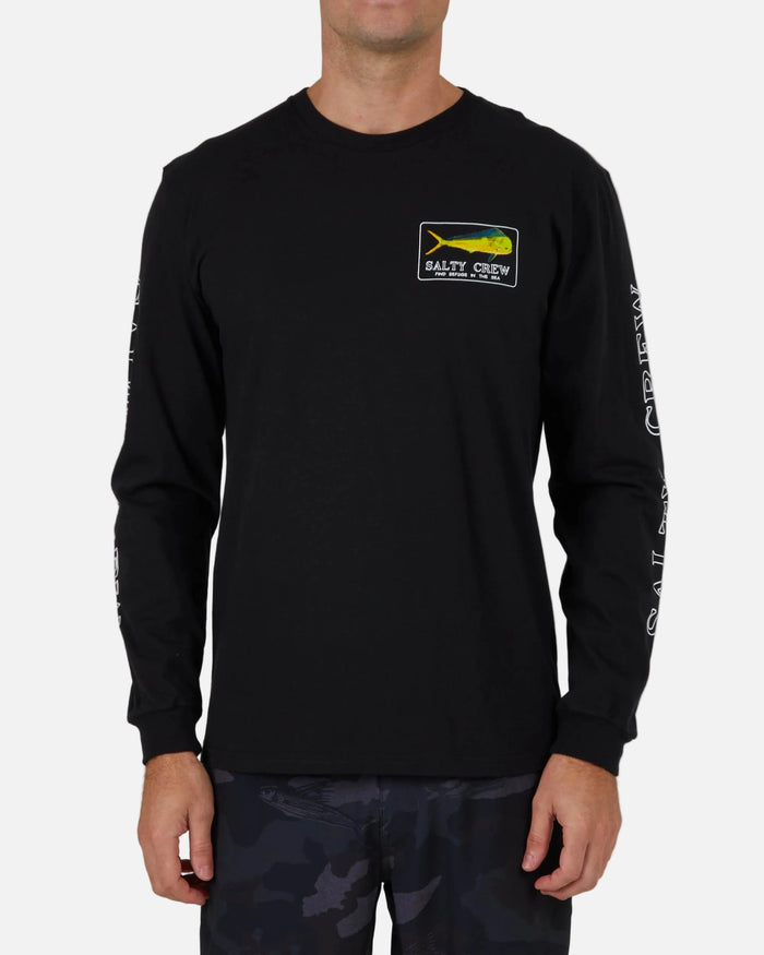 Salty Crew Men - Golden Mahi Premium L/S Tee - Black