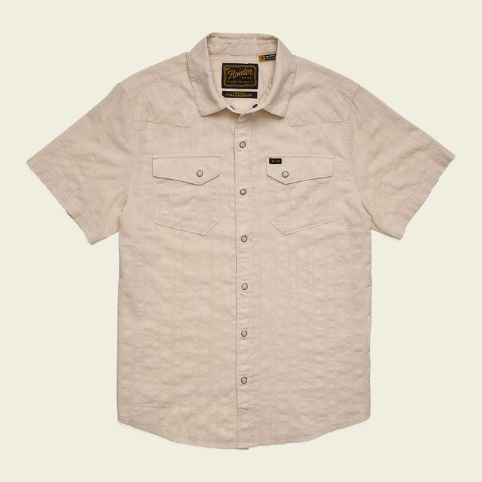 H Bar B Snapshirt - Eyelet Stripe