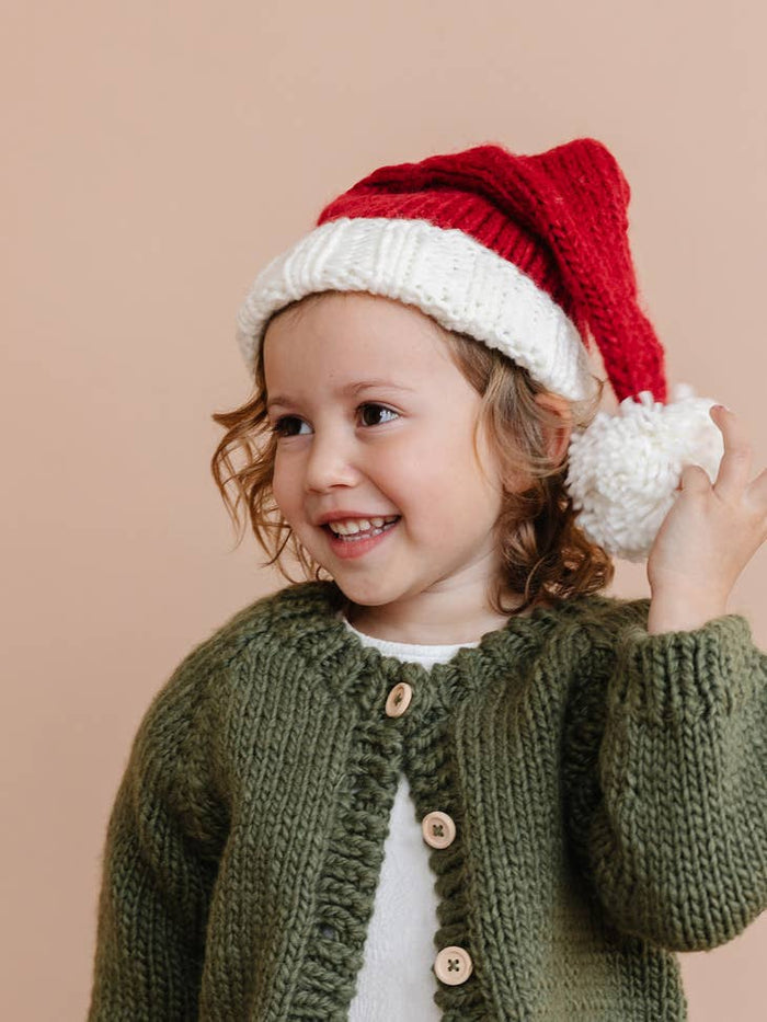 Hand-Knit Santa Claus Hat by The Blueberry Hill