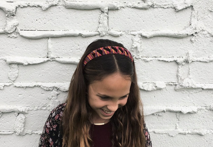 Hard Headband - Woven Design