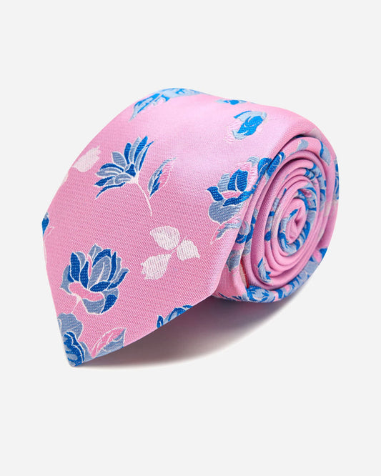 Harlow Silk Pink Tie - Men's Ties at Menzclub