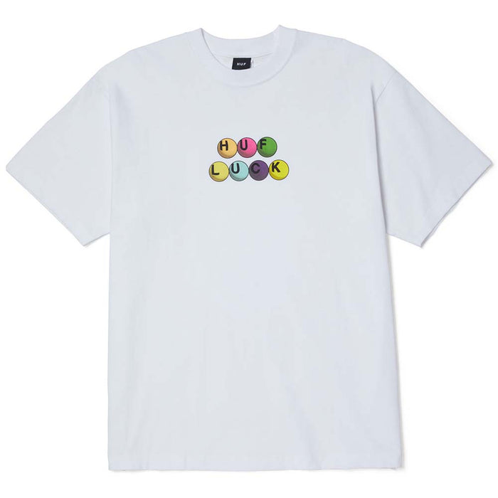 HUF Lucky T-Shirt white pure boardshop