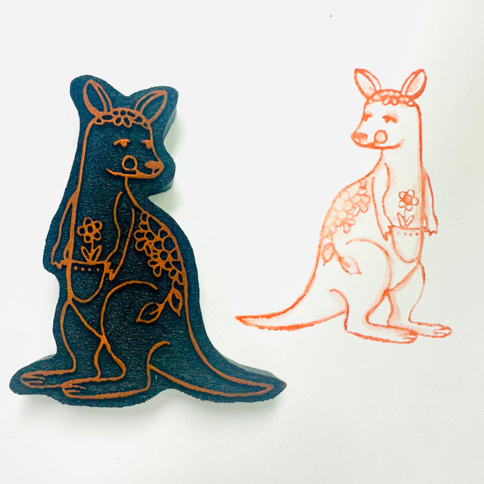 Kae Pea | The Roo | Foam Stamp