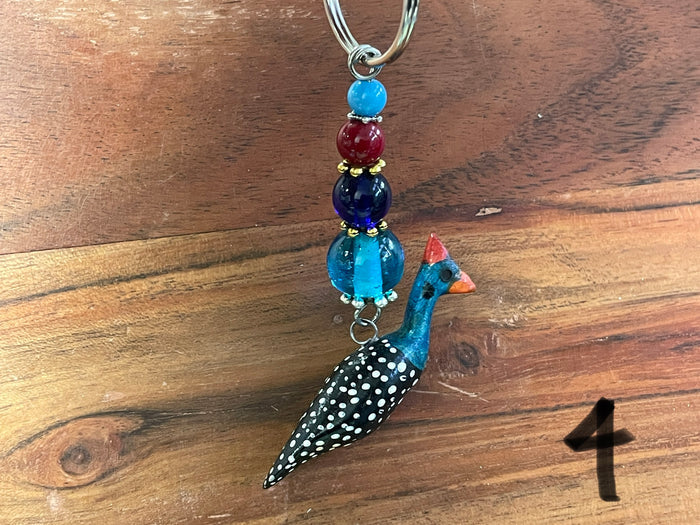 Keyholder - bead & birds