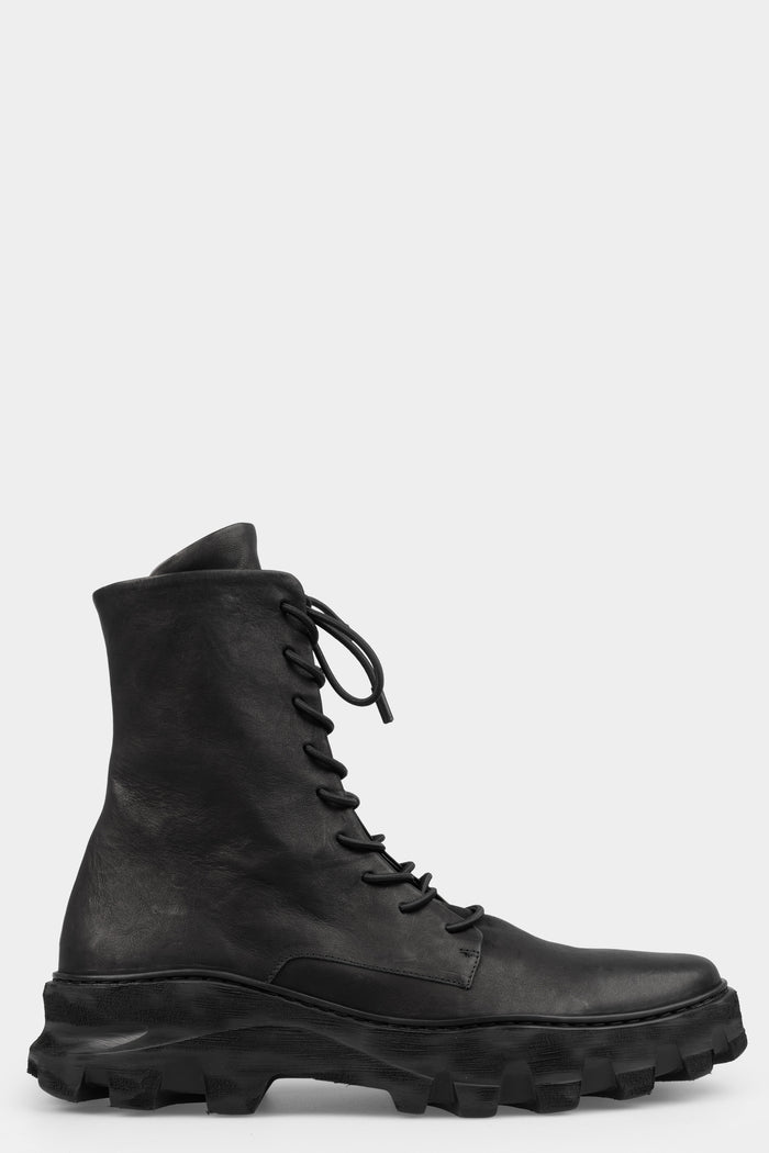 Puro | AW25 - Laced calf leather combat boots (BALANCED TASKER)